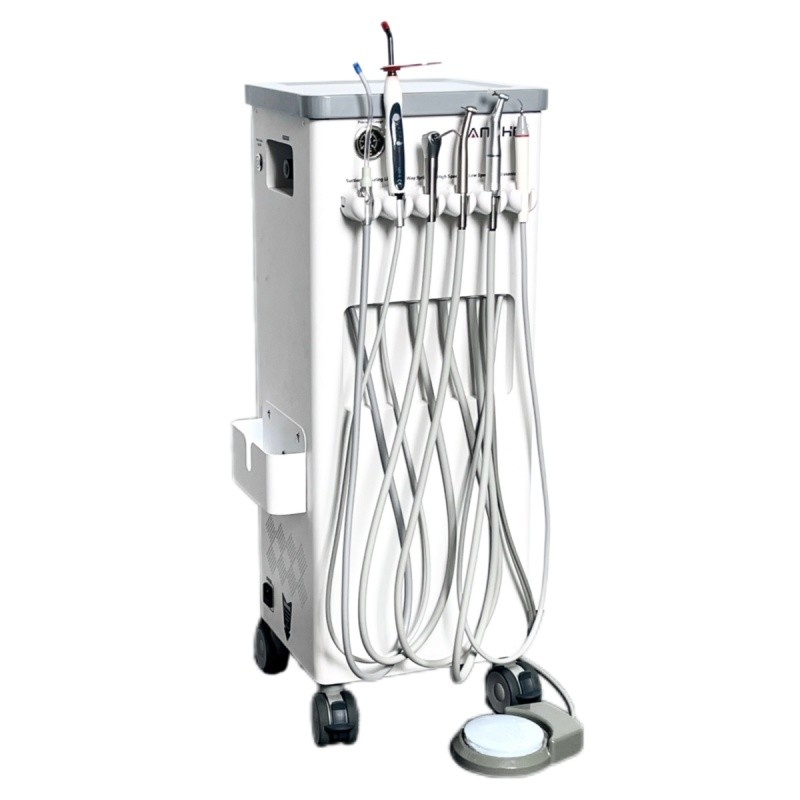 Équipement d'opération dentaire portable mini-corps Unité de traitement dentaire mobile avec étalon dentaire