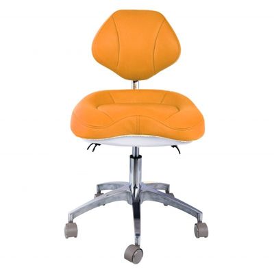 Un bon prix. Design durable Tabouret de dentiste Ergonomie unique Grand siège Chaise de dentiste à roues en ligne