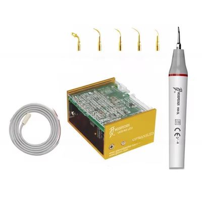 Un bon prix. Dentiste à l'échelle des ultrasons avec 6 conseils en ligne