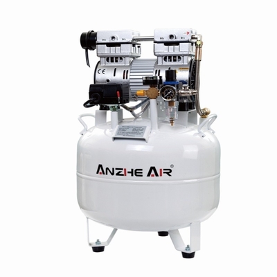 Compresseur de pompe à air médicale de 40L 850W Compresseur d'air sans huile dentaire Utilisation pour 2 chaises dentaires