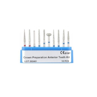 FG Polissage à grande vitesse Bur rotatif Résistance chirurgicale Steel Dental Diamond Burs