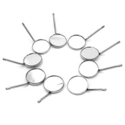 Un bon prix. Anti-brouillard Instrument dentaire miroir en acier inoxydable réflecteurs oraux miroir buccal dentaire auto-calvable en ligne
