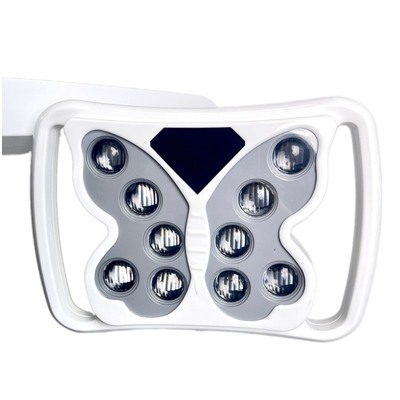 Lampe sans ombre chirurgicale pour la chaise dentaire Fonction de blanchiment des dents 10 ampoules Lampes LED d'unité dentaire