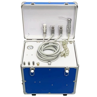 Valise de traitement dentaire de 550w Approuvée ISO Petite unité portable dentaire avec éjecteur de salive