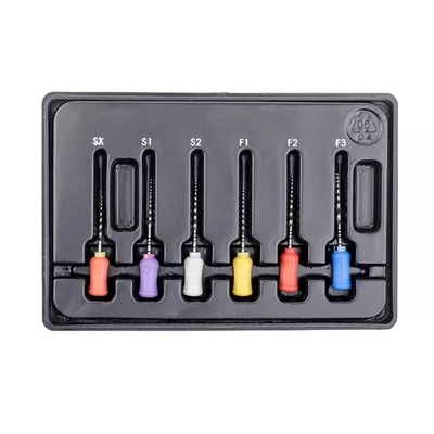 Utilisation manuelle Dentistique Récupérateur de canal rotatif Endodontie Filtres de canal direct NiTi Filtres de canal racinaire