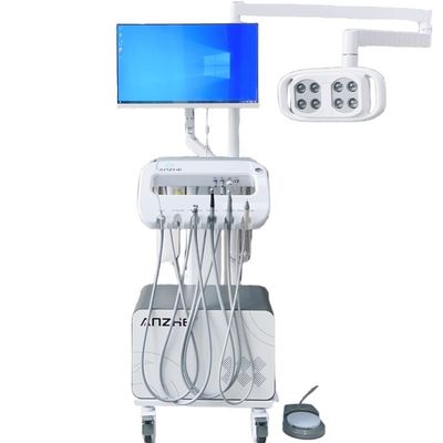 Un bon prix. Chariot d'unité dentaire mobile professionnelle pour unité de turbine dentaire vétérinaire avec compresseur d'air Traitement des animaux de compagnie Chariot mobile en ligne