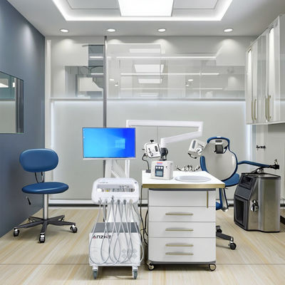 Fabrique dentaire professionnelle Chariot dentaire mobile 220V Unité de livraison dentaire avec caméra orale Unité de thérapie dentaire portable