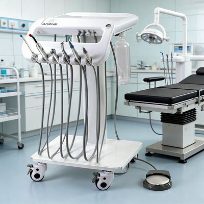 Un bon prix. Machine dentaire vétérinaire portable avec réservoir d'air inoxydable de 10 litres de puissance de 550 W et niveau de bruit de 38 dB pour la thérapie dentaire mobile en ligne