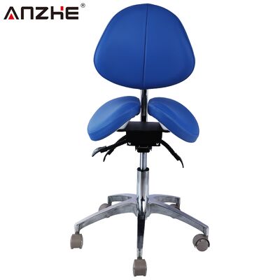 Un bon prix. Chaise médicale en cuir en PU réglable avec dossier 360 rotation Tabouret mobile pour salon et laboratoire en ligne