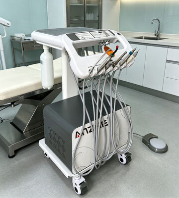 High-Quality Mobile Dental Trolley with Air Compressor | Portable Dental Treatment Unit for Clinics & Mobile Services | Silent & Efficient Mobile Dental Cart