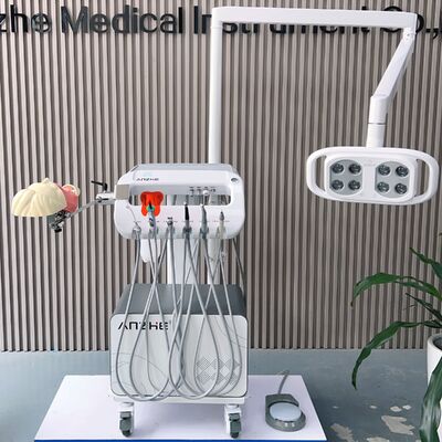 Un bon prix. Unité dentaire mobile de formation 550W 0.8Mpa 38DB avec compresseur d'air pour tête fantôme de simulation d'école dentaire en ligne