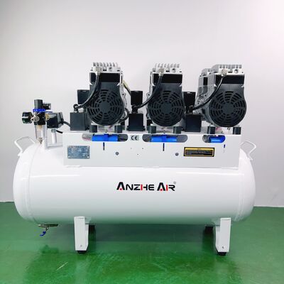 Un bon prix. 90L Compresseur d'air silencieux pour unités dentaires | Compresseur dentaire sans huile de haute qualité 2550W pour un fonctionnement silencieux et efficace en ligne