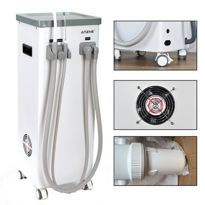 Un bon prix. 400W Pompe à vide dentaire Unité mobile d'aspiration de salive Machine d'aspiration dentaire portable à faible bruit pour usage clinique en ligne