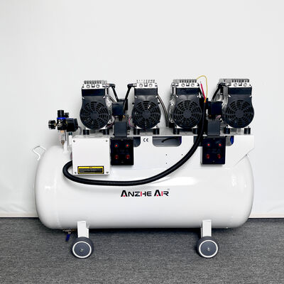 Un bon prix. Compresseur d'air dentaire silencieux sans huile, 128l, 3400W, pompe à Air pour clinique dentaire, flux d'air 420l/min, équipement dentaire médical, OEM ODM en ligne