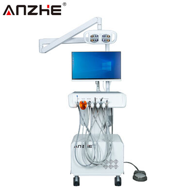 Unité de traitement dentaire avec caméra intra-orale réglable lumière d'examen LED et système informatique Windows pour les cabinets dentaires