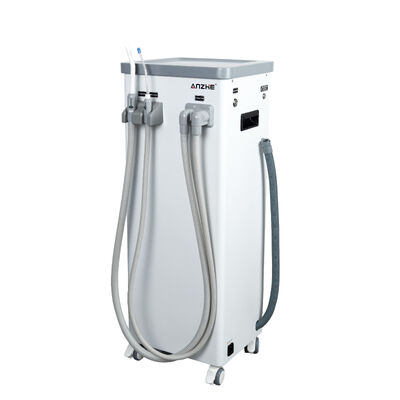 Un bon prix. Unité d'aspiration dentaire portable avec double mode d'aspiration, drainage automatique, filtre de séparation eau-air, système d'aspiration dentaire mobile pour cabinets dentaires en ligne
