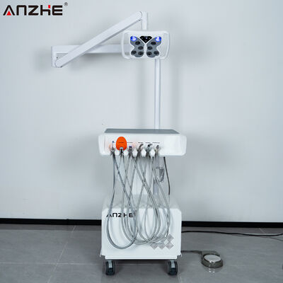 Un bon prix. Unité dentaire portable avec lampe de blanchiment LED papillon intégrée, compresseur d'air, système d'aspiration, détartreur à ultrasons et lampe de polymérisation pour cabinet dentaire en ligne