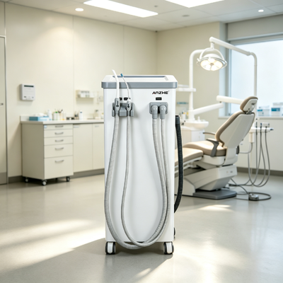 Un bon prix. Unité mobile d'aspiration dentaire avec débit d'aspiration de 800 L/min, drainage automatique et fonctionnement à faible bruit pour les cliniques dentaires en ligne