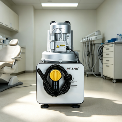 Un bon prix. Unité d'aspiration dentaire haute performance de 1300 W avec débit d'air de 1200 L/min pour 4 chaises dentaires en ligne