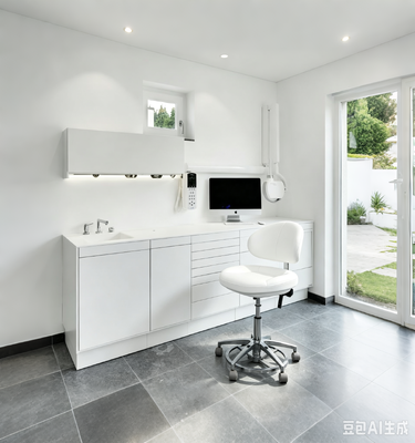 Un bon prix. Tabouret de dentiste ergonomique réglable avec rotation à 360 degrés pour cliniques dentaires en ligne