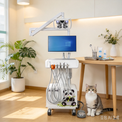 Un bon prix. Station de travail dentaire vétérinaire avec caméra intra-orale HD LED Dental Light Computer Système d'imagerie numérique Équipement dentaire pour animaux en ligne