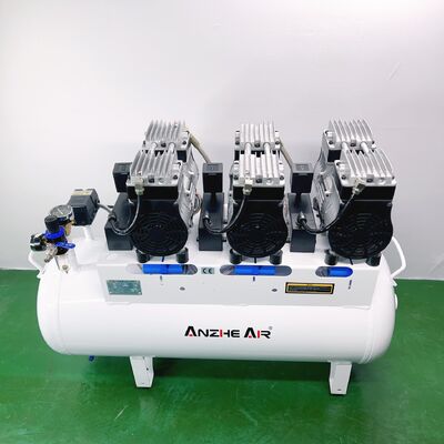 Un bon prix. Compresseur d'air dentaire sans huile 2550W 90L Compresseur d'air silencieux pour les cliniques dentaires en ligne