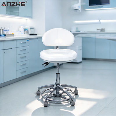 Un bon prix. Tabouret opérateur pivotant médical, siège de dentiste à levage pneumatique avec dossier réglable pour cabinet dentaire et hôpital vétérinaire en ligne