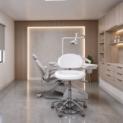 Un bon prix. Tabouret de dentiste ergonomique réglable en hauteur avec rotation à 360 degrés pour les cliniques dentaires en ligne