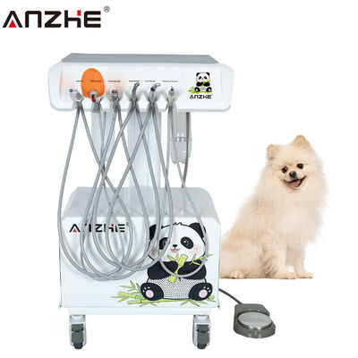 Un bon prix. Unité dentaire vétérinaire portable avec 550W de puissance, 0.8Mpa de pression et 58dB de faible bruit pour cliniques vétérinaires en ligne